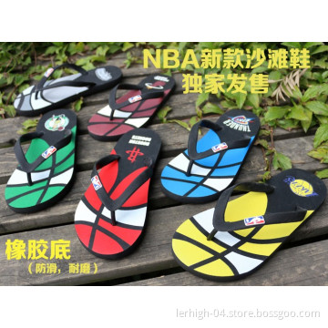 New Style Rubber Slipper Men Flip Flops for 2014 (LH-103)